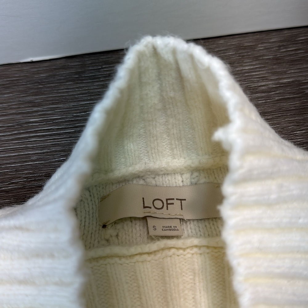 Loft off white blouse woman small (c100) - Picture 3 of 4